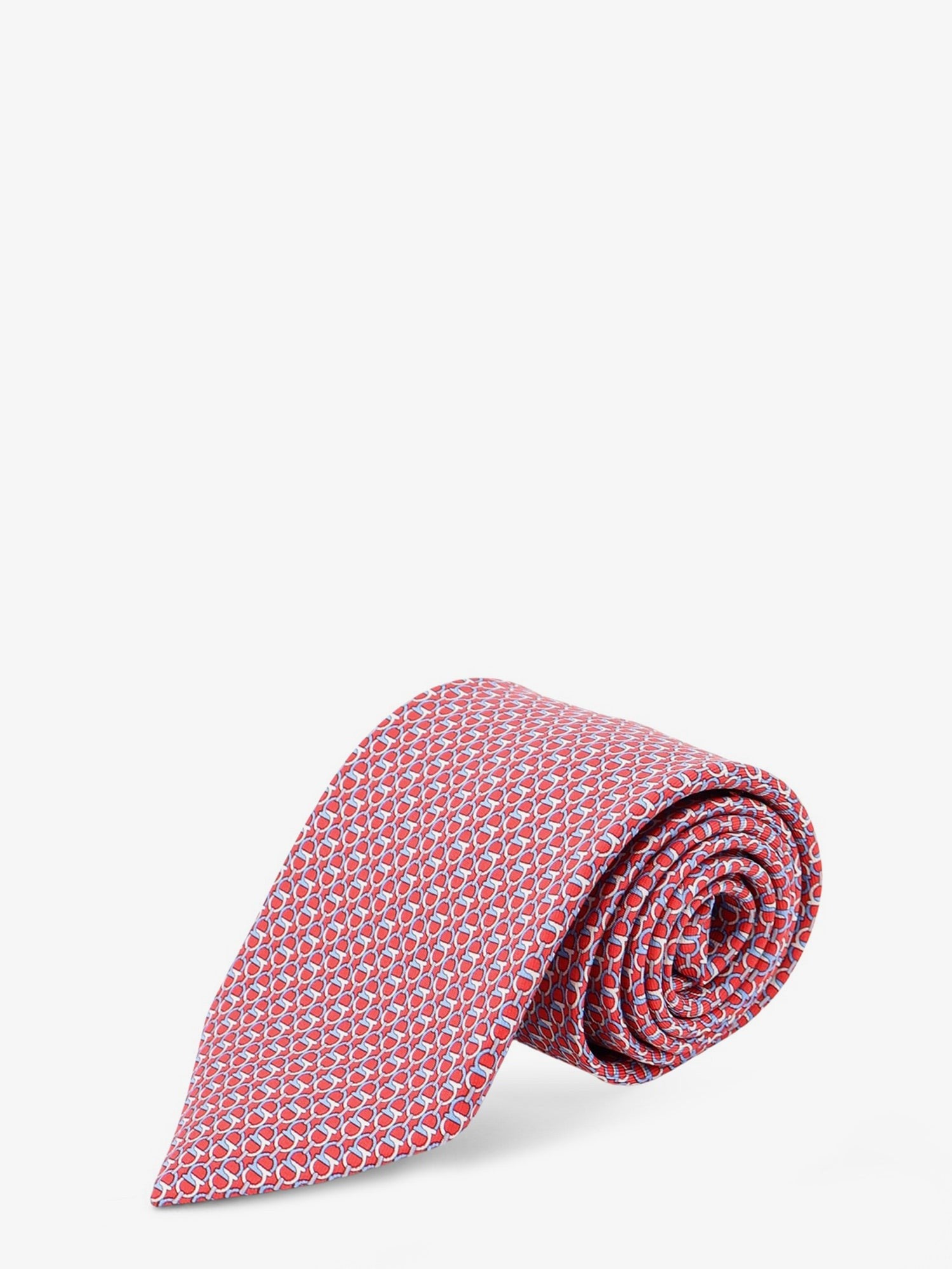 Ferragamo Men's Silk Tie Red