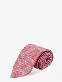 Ferragamo Men's Silk Tie Red