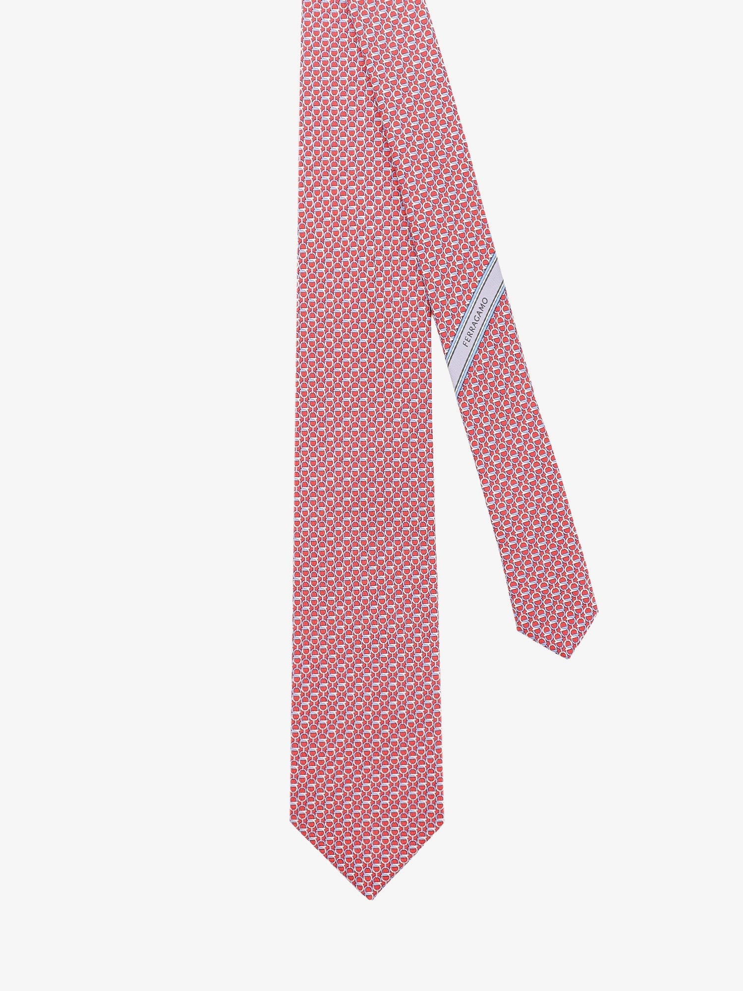 Ferragamo Men's Silk Tie Red
