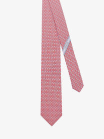 Ferragamo Men's Silk Tie Red