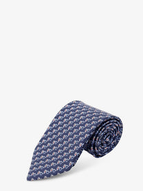 Ferragamo Men's Silk Tie Blue