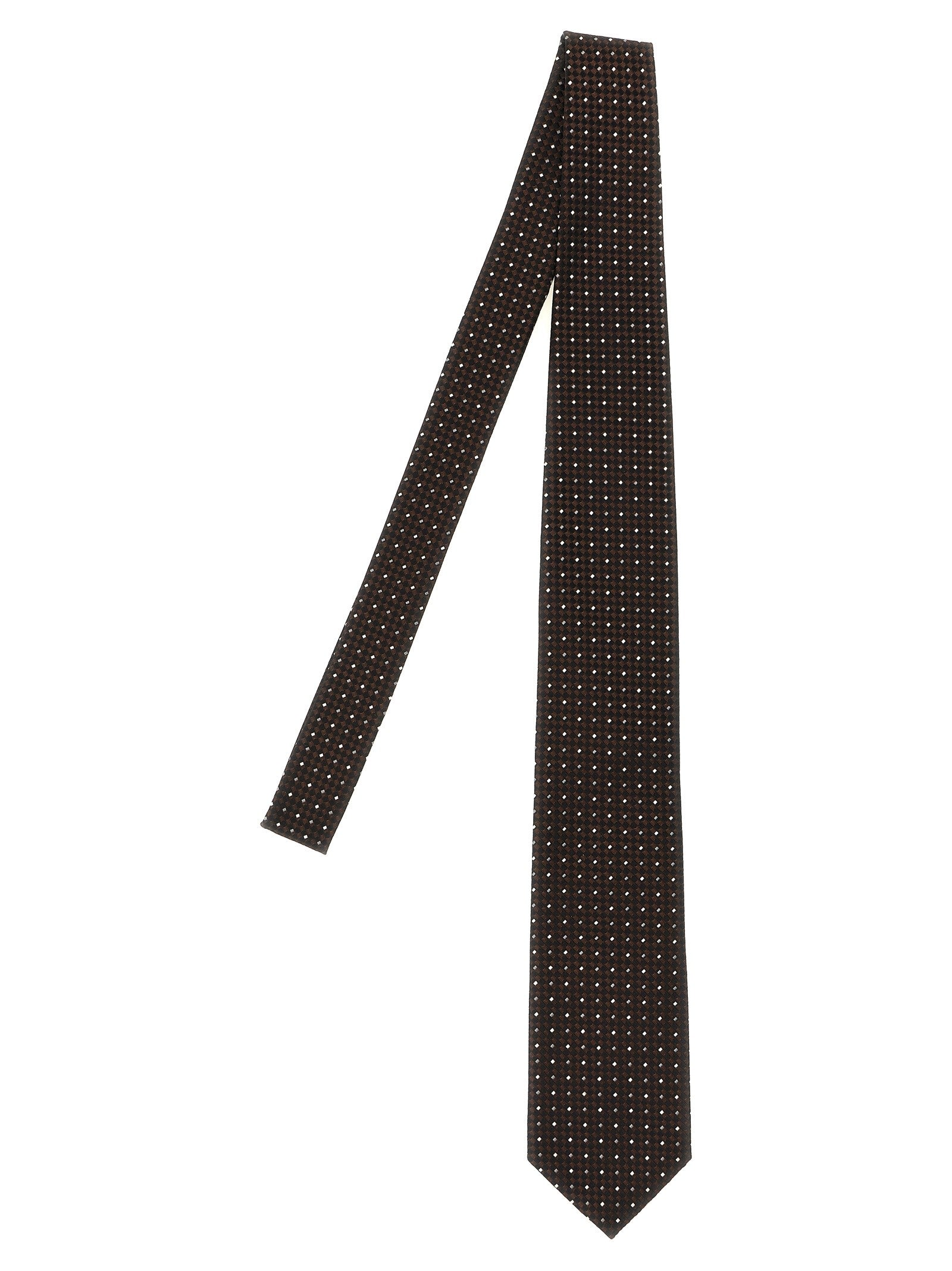 Tom Ford Silk Tie Brown