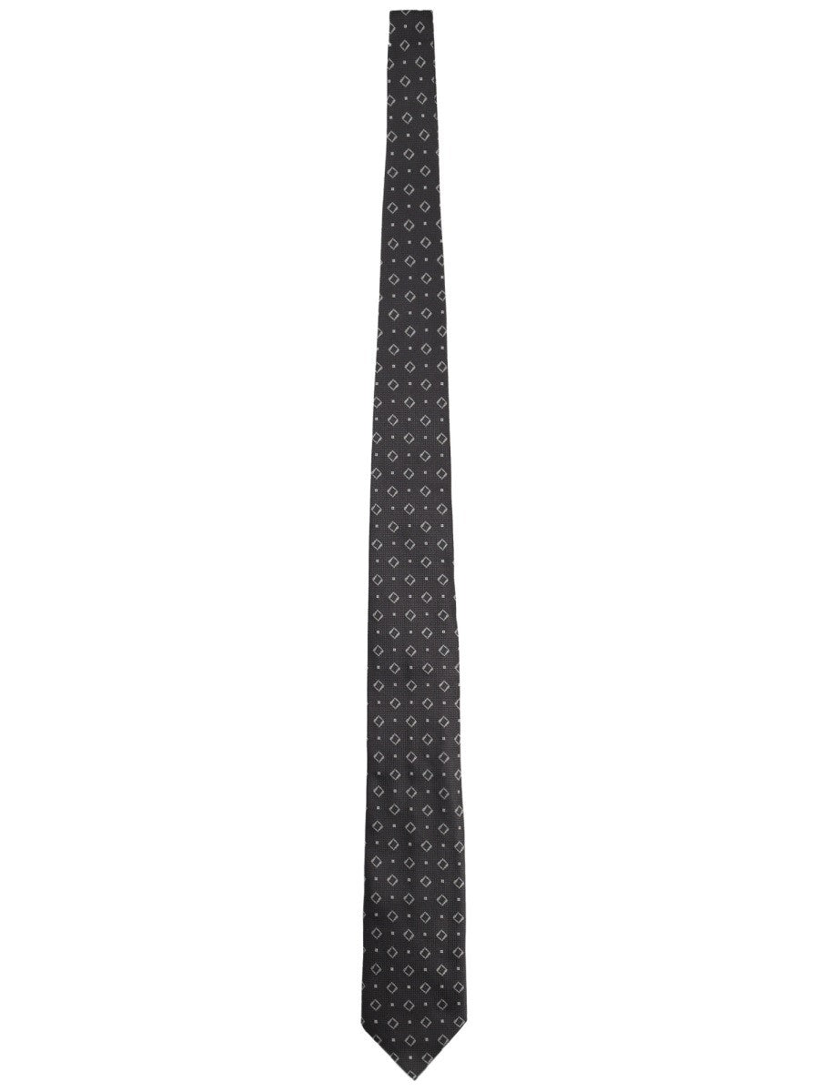 BOSS Men's Silk Tie Black