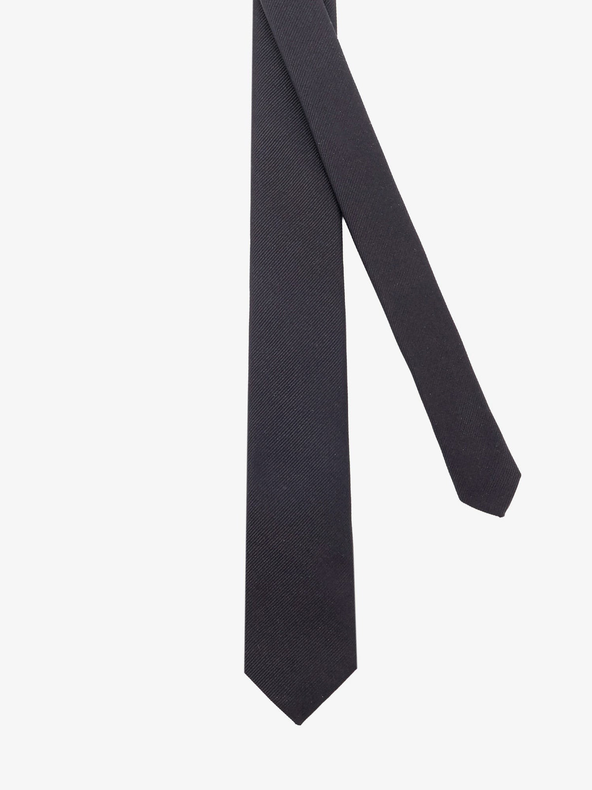 Saint Laurent Men's Silk Tie Black, view 2