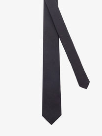 Saint Laurent Men's Silk Tie Black, view 2