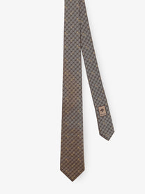 Gucci Men's Morset Silk Tie Beige