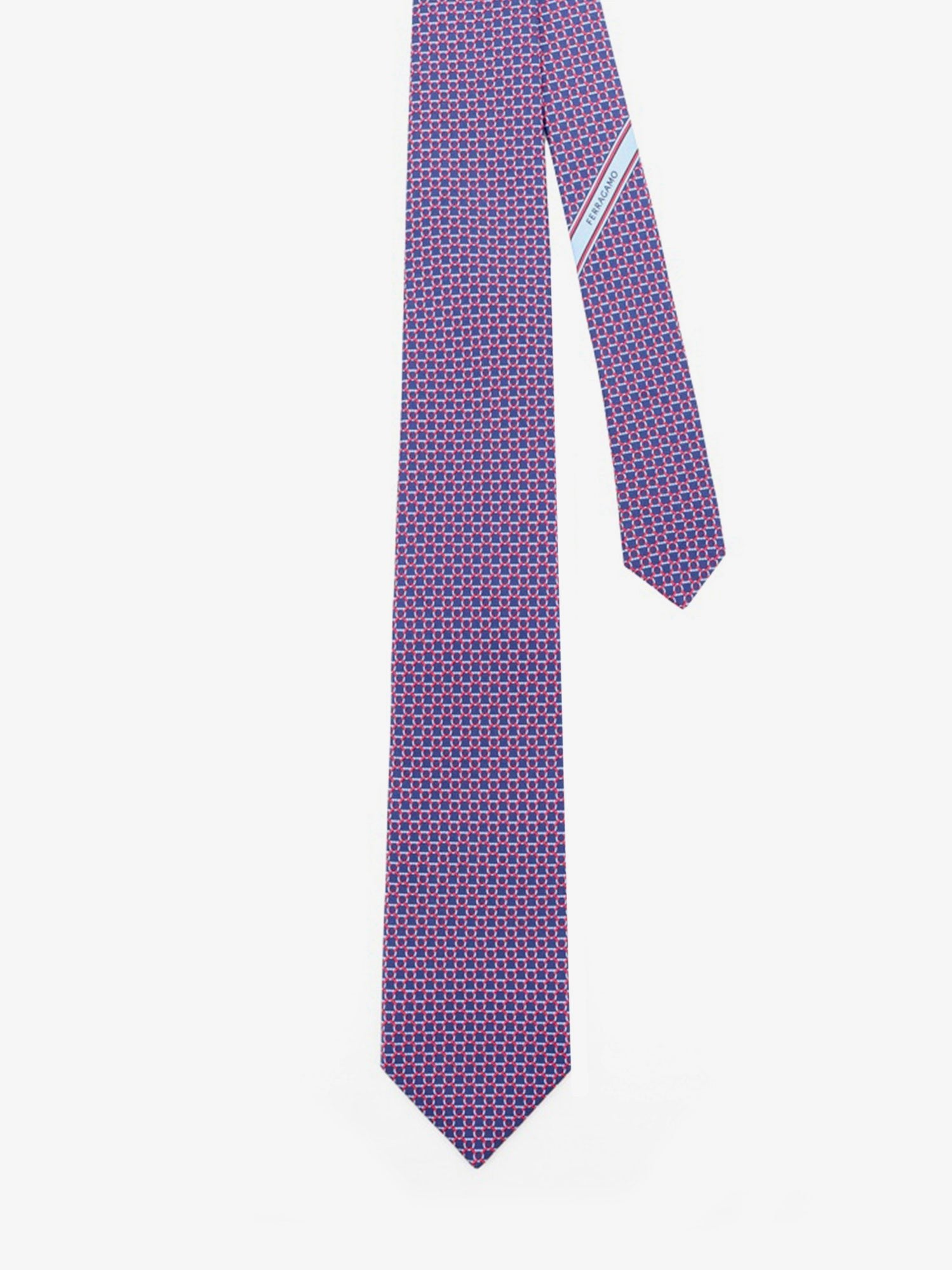 Ferragamo Men's Silk Tie Blue