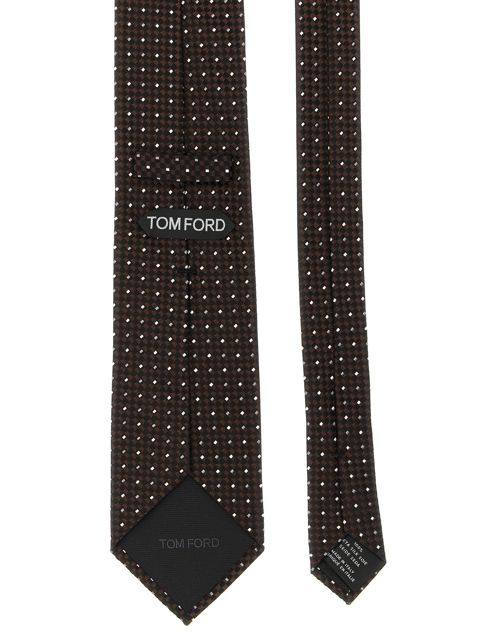 Tom Ford Silk Tie Brown