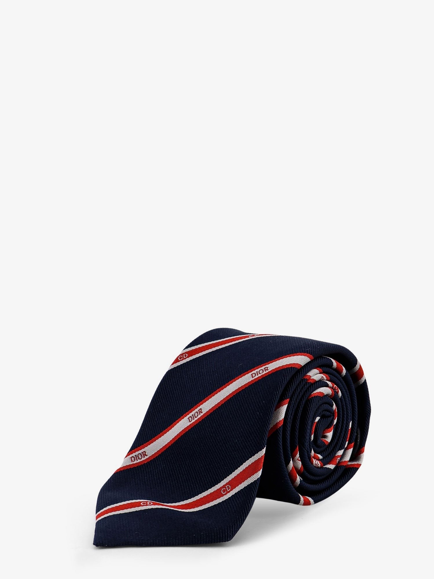 Dior Men's Silk Tie Blue Dior