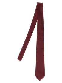 Saint Laurent Silk Tie Red