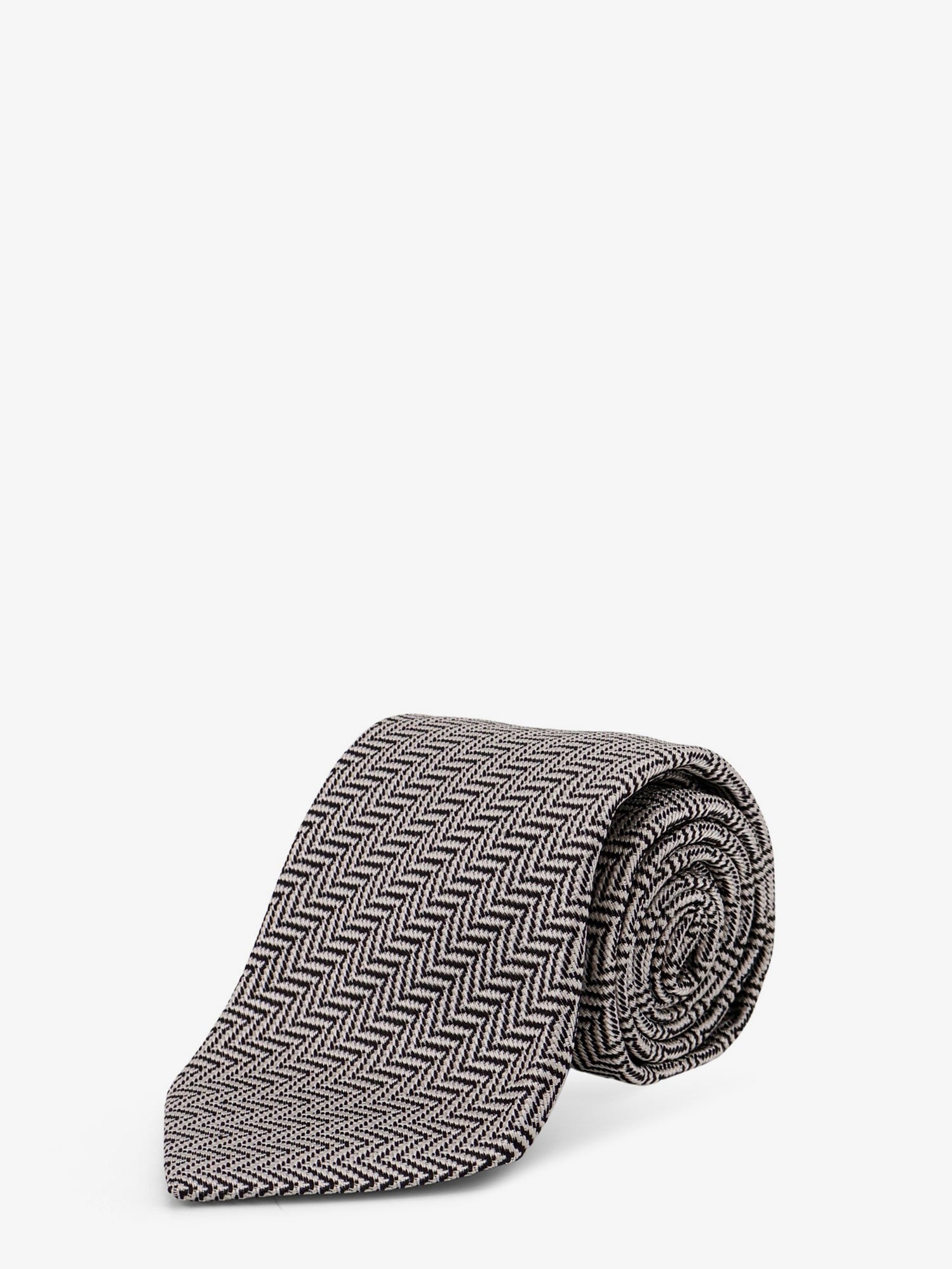 Tom Ford Men's Silk Tie Silver