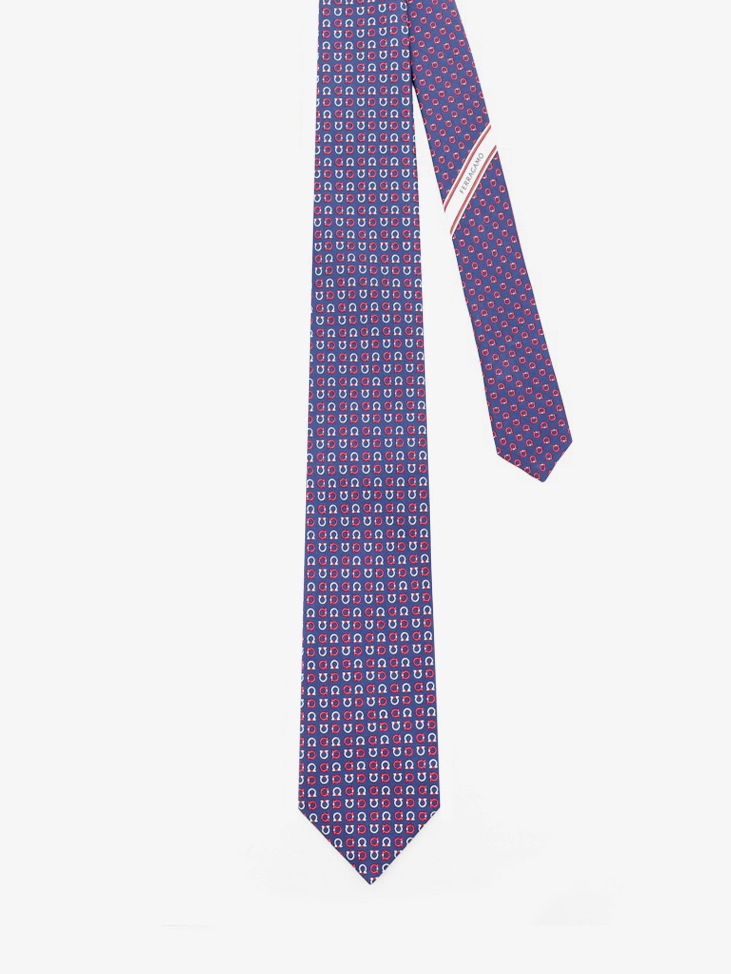 Ferragamo Men's Silk Tie Blue