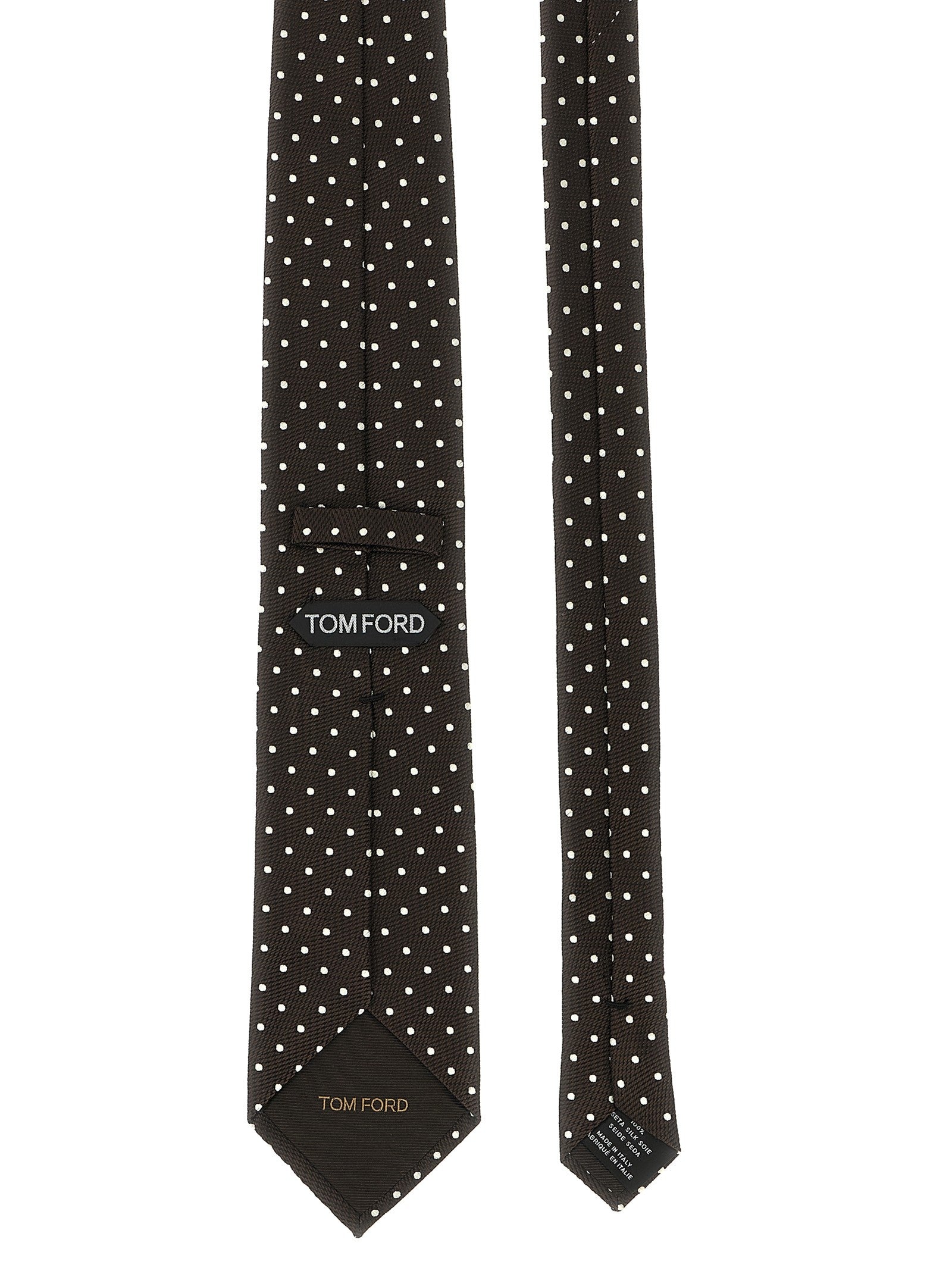 Tom Ford Silk Tie Brown