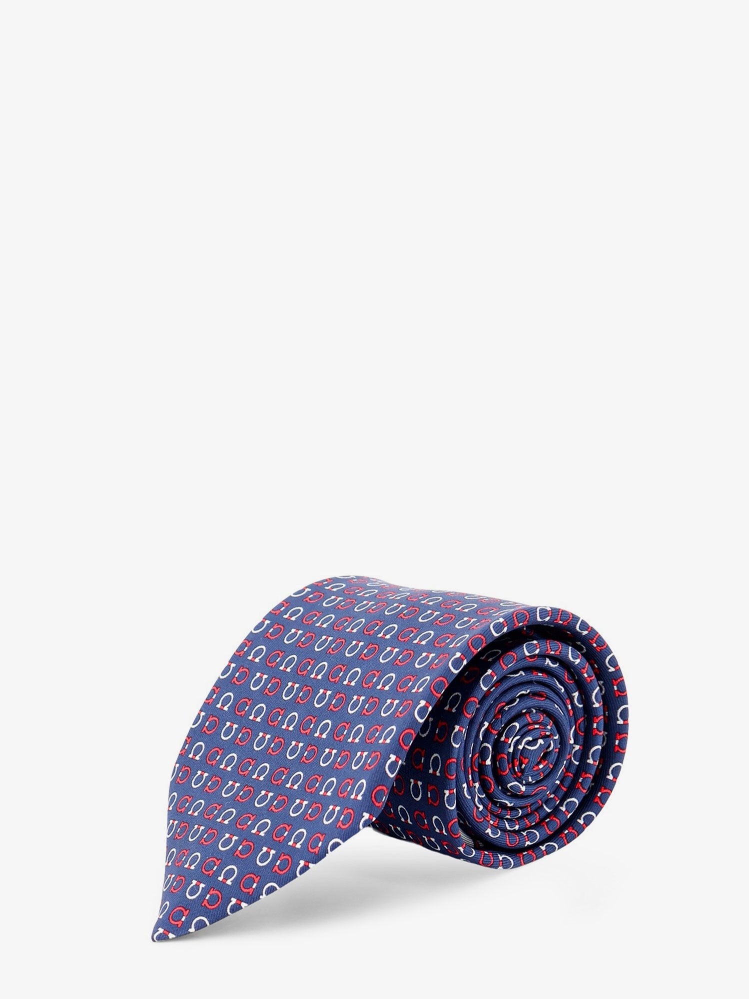 Ferragamo Men's Silk Tie Blue
