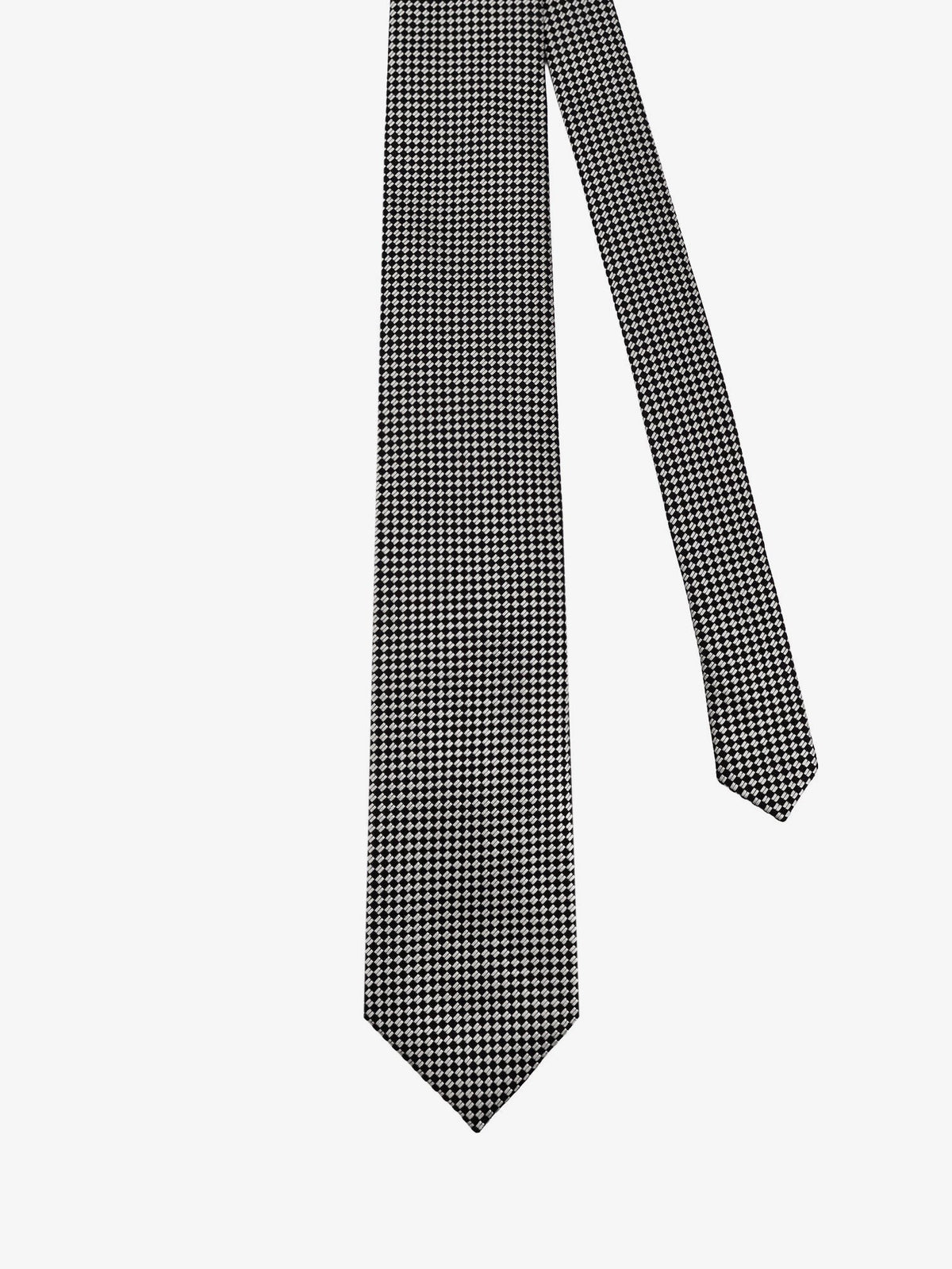 Tom Ford Men's Silk Tie Silver, view 2