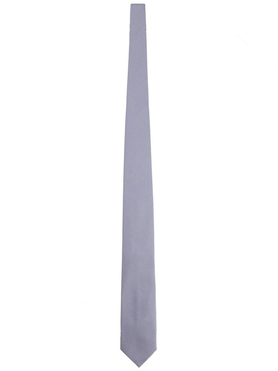 BOSS Men's Silk Tie Blue