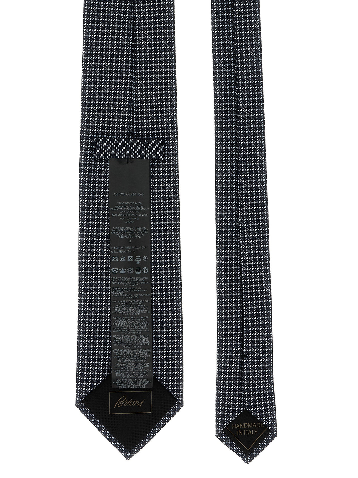 Brioni Silk Tie Blue