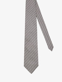 Tom Ford Men's Silk Tie Silver