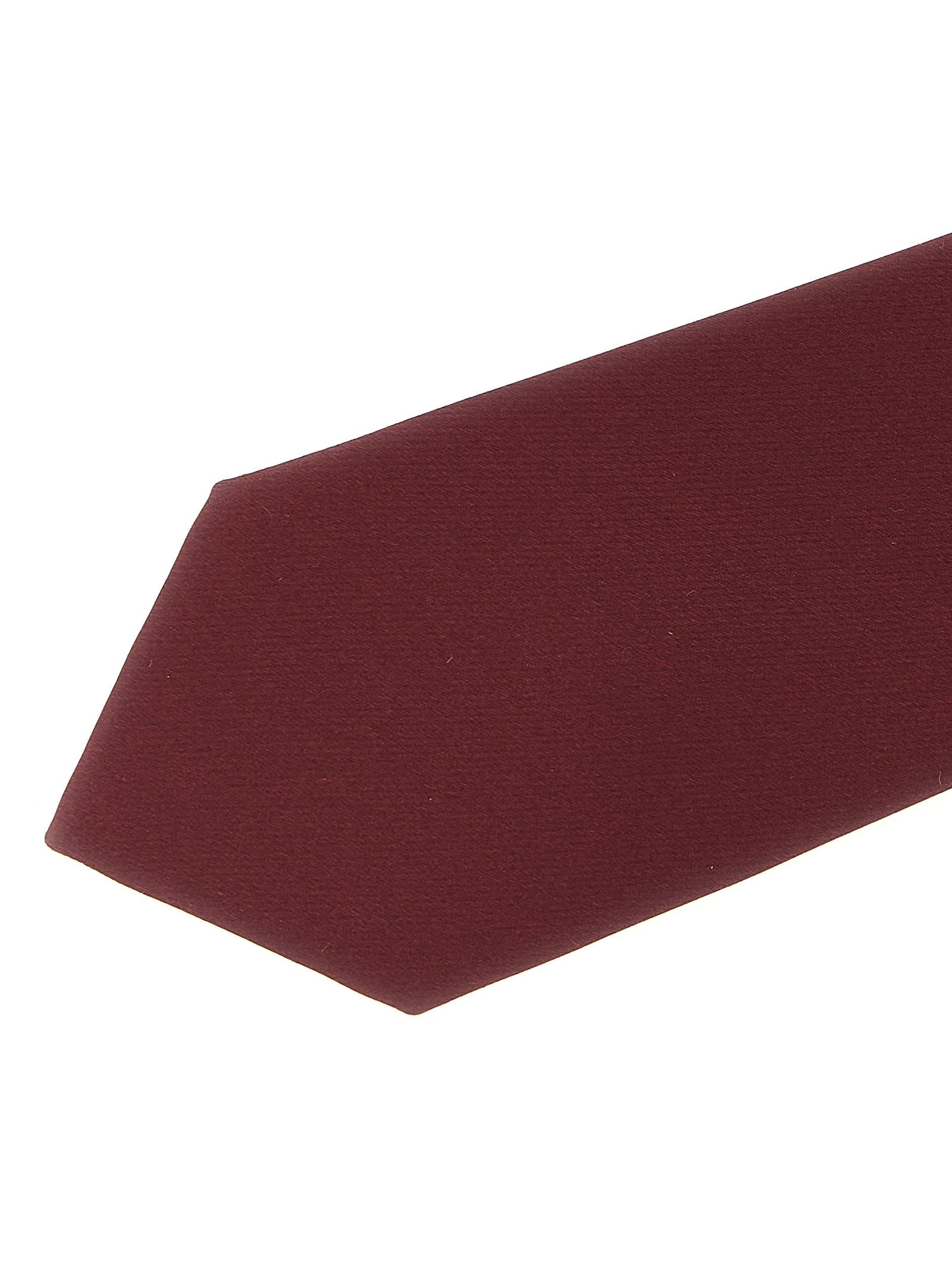 Saint Laurent Silk Tie Red