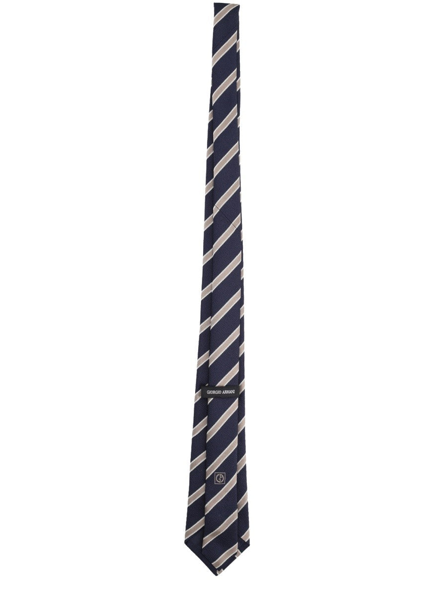 Giorgio Armani Men's Silk Tie Blue