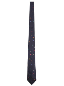 Paul Smith Men's Silk Tie Blue