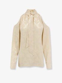 Dior Women's Silk Top Yellow