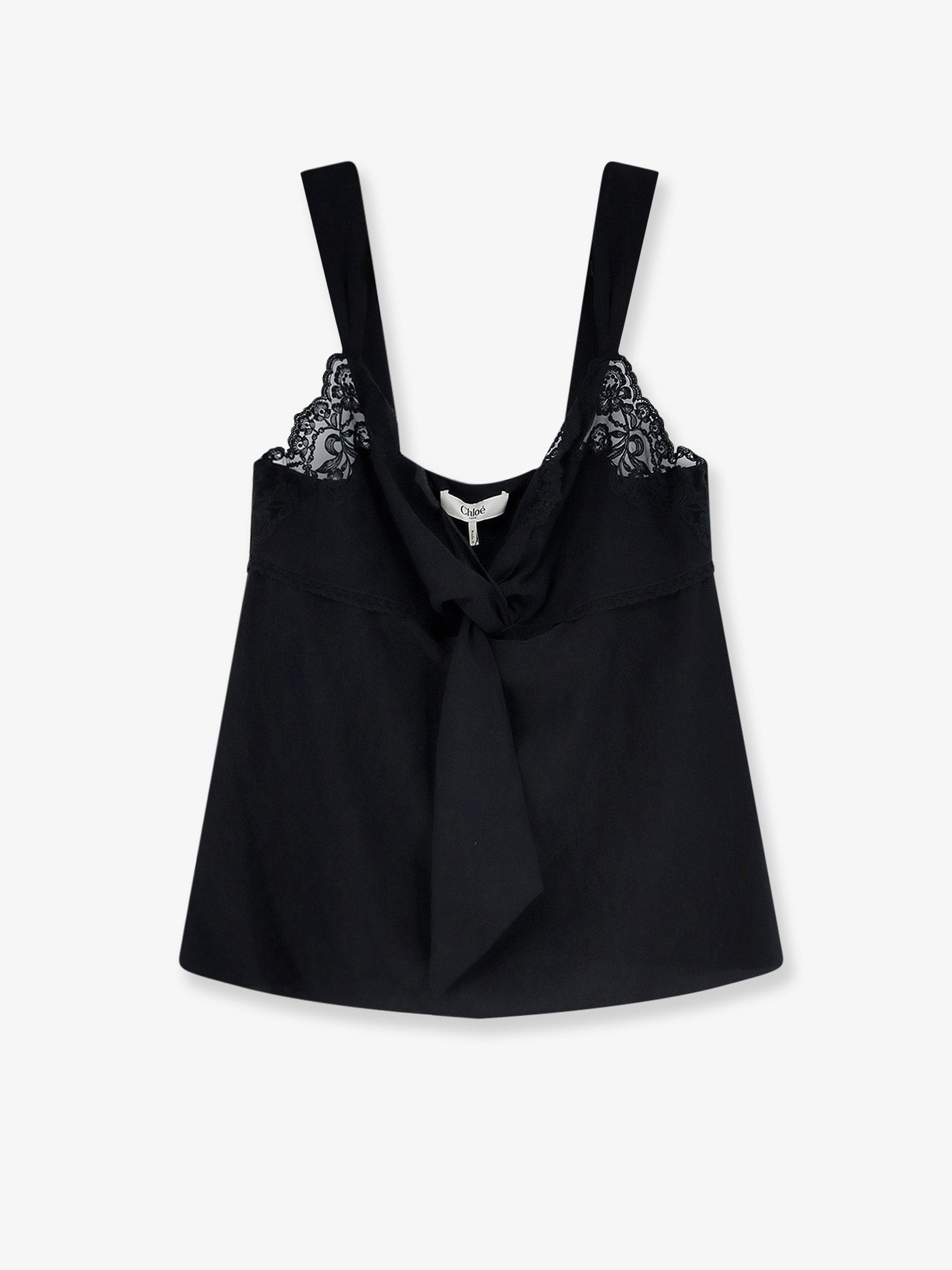 Chloé Women's Silk Top Black