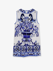 Dolce &amp; Gabbana Women's Silk Top Blue