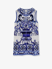 Dolce &amp; Gabbana Women's Silk Top Blue