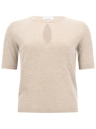 Max Mara Women's Silk Top Beige