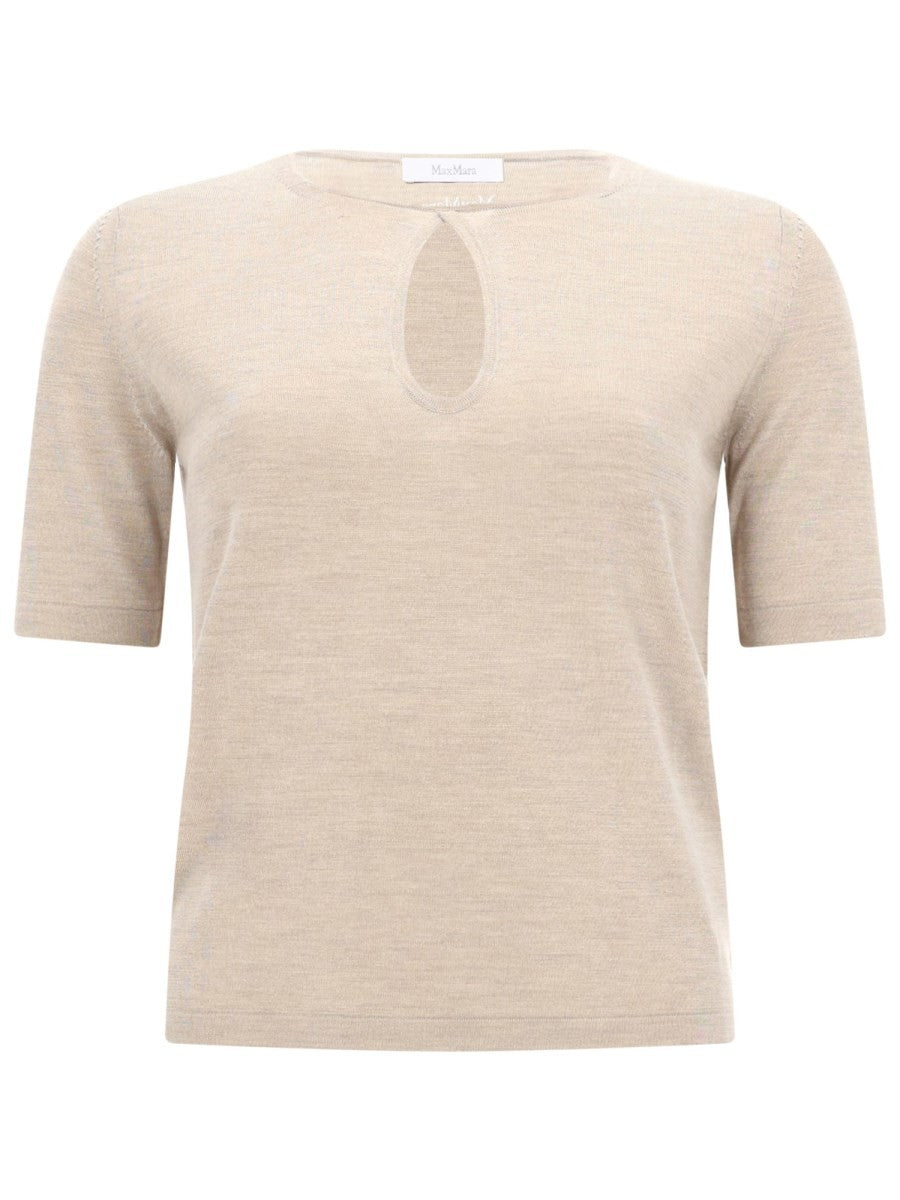 Max Mara Women's Silk Top Beige