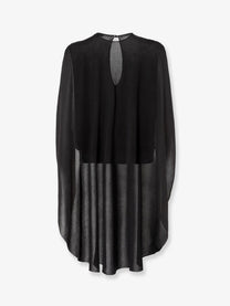 Fendi Women's Silk Top Black