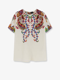 Etro Women's Silk Top Gold