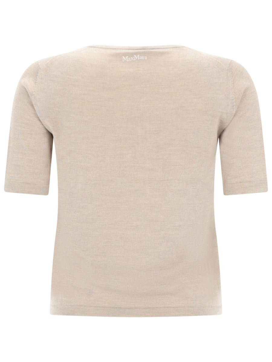 Max Mara Women's Silk Top Beige