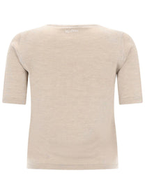 Max Mara Women's Silk Top Beige