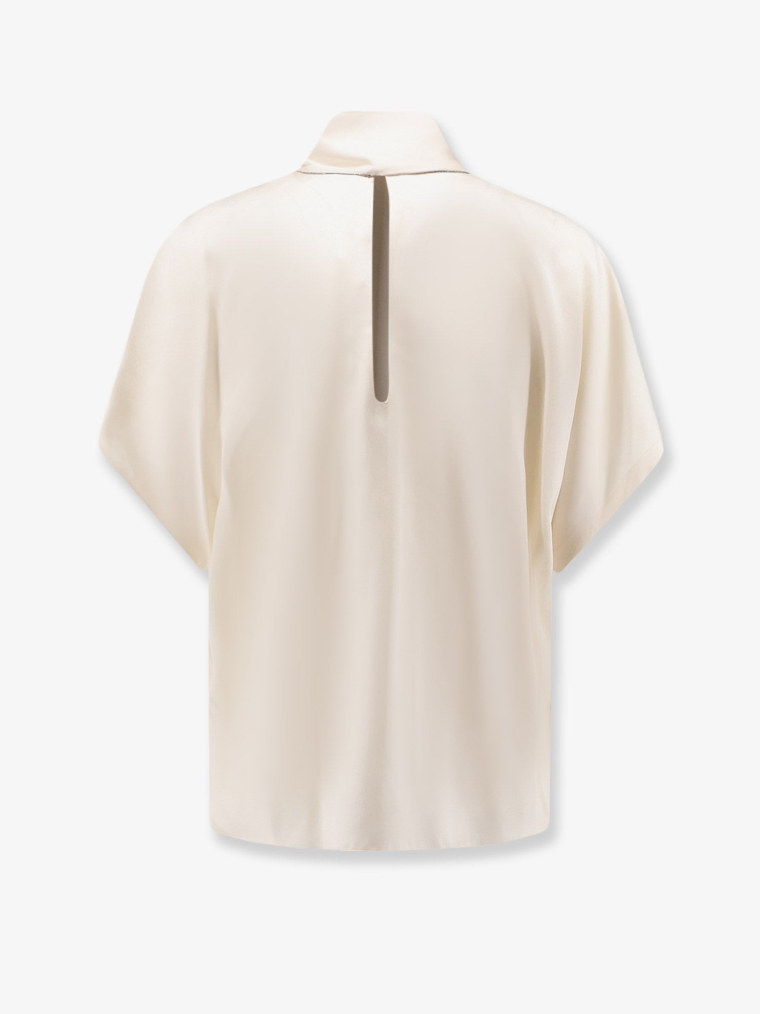 Brunello Cucinelli Women's Silk Top PANAMA