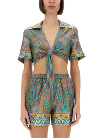 Etro Women's Silk Top Multicolor