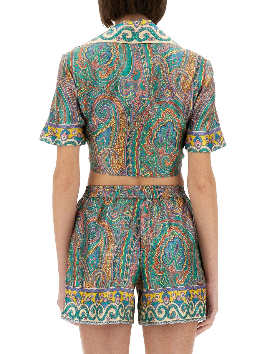 Etro Women's Silk Top Multicolor
