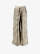 Gucci Women's Silk Trousers Beige, view 2