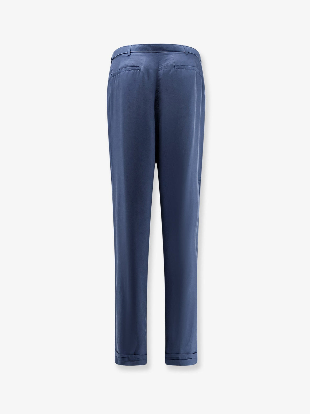 Saint Laurent Men's Silk Trousers Blue, view 4