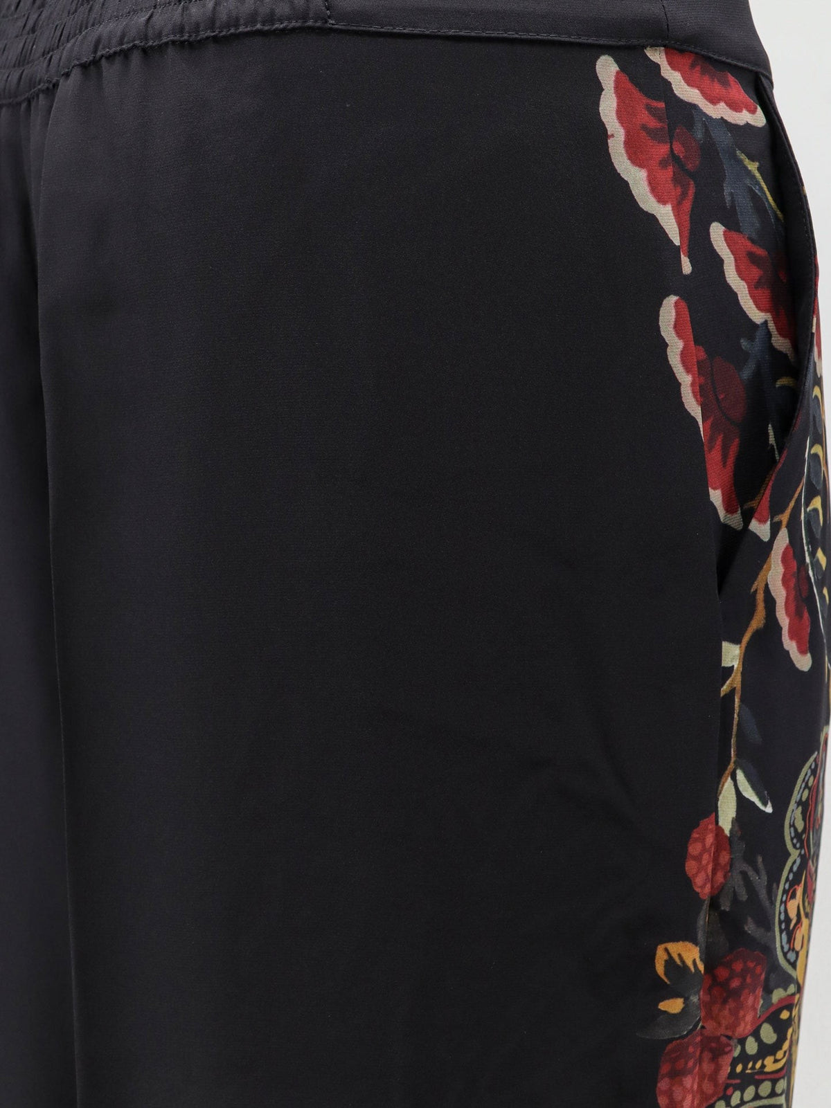 ETRO Women's Silk Trousers Brown, view 3