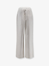 Rohe Women's Silk Trousers FINESTRIPE