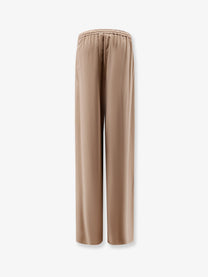 Max Mara Women's Silk Trousers Beige, view 2