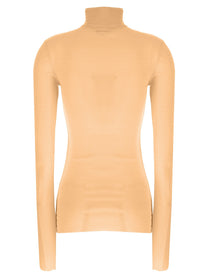 Jil Sander Silk Turtleneck Top Blue, view 2