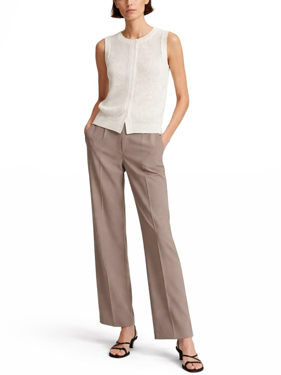 Max Mara Women's Silk Vest White