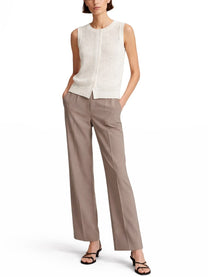 Max Mara Women's Silk Vest White