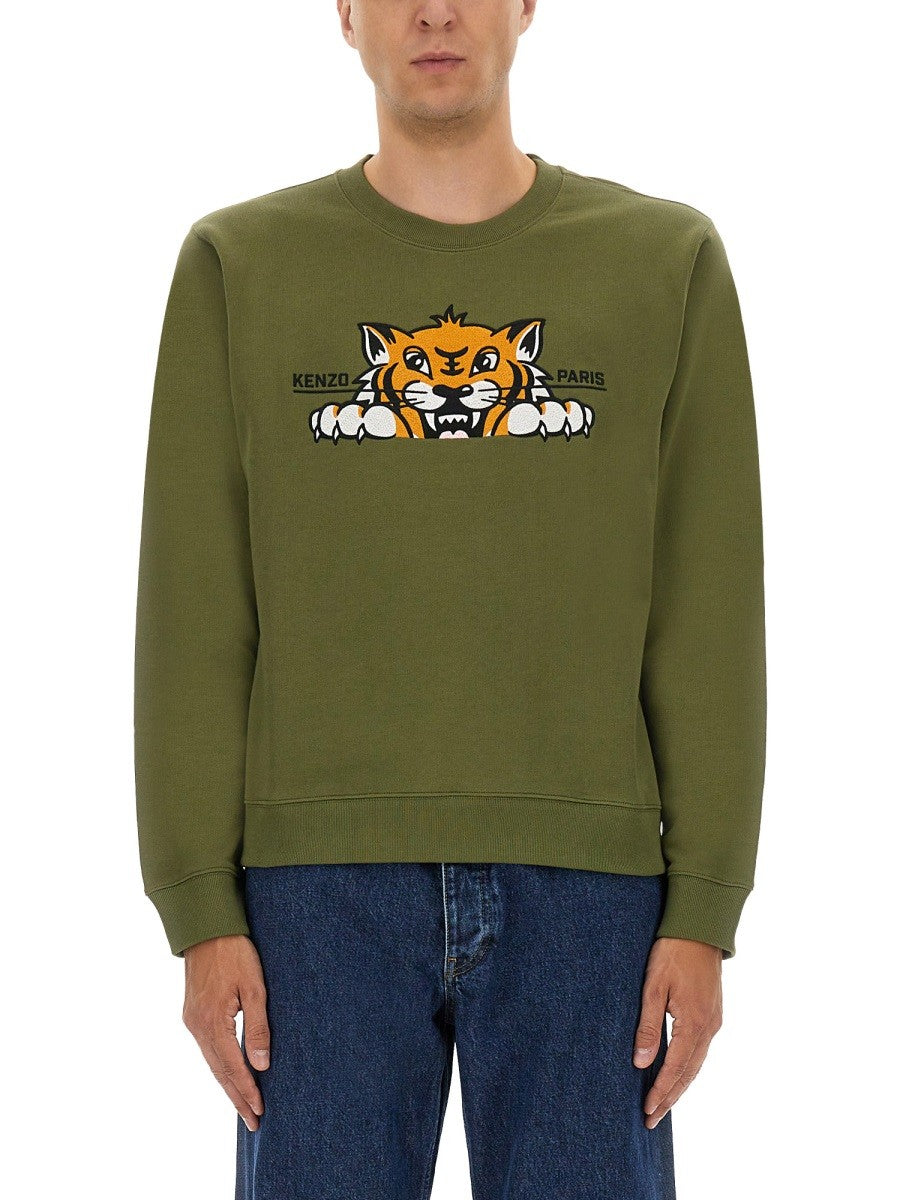 Kenzo Men's Silm Fit Sweatshirt Green