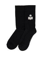 ISABEL MARANT Men's Siloki Socks Black, view 2