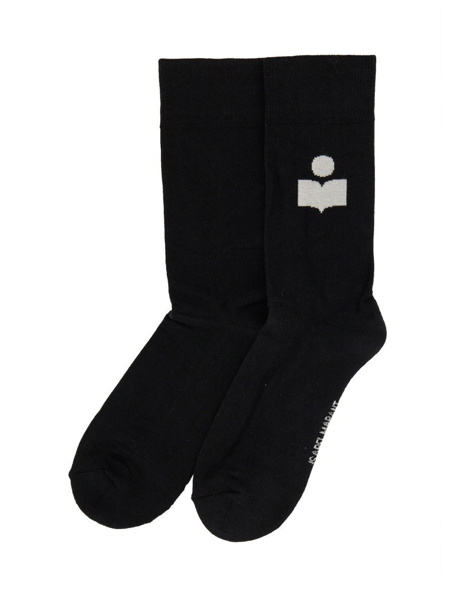 ISABEL MARANT Men's Siloki Socks Black