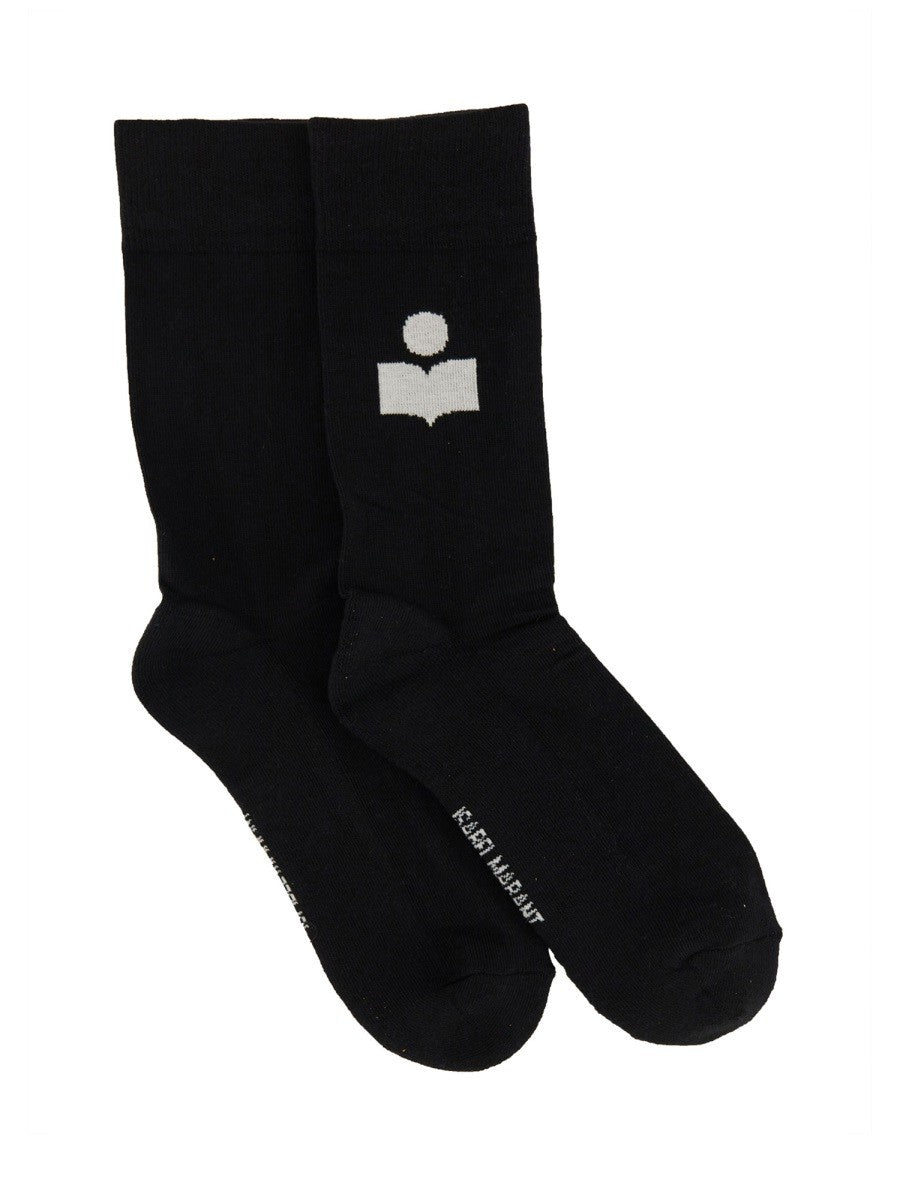 ISABEL MARANT Men's Siloki Socks Black